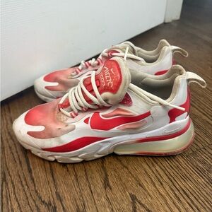 Nike Red and White Women's Sneakers